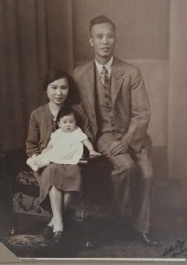 William Hing, his wife Doris, and Eva